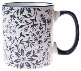 Cană din ceramică Floare albastră, 620 ml