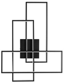 Aplica de perete sau tavan design geometric Alis negru
