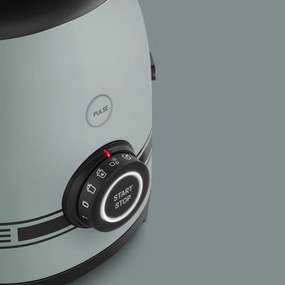 Blender Smeg Porsche BLF03PSGEU, 800 W, 1,5 l, 18 000 rpm, 4 programe, 4 viteze + Impuls, Otel inoxidabil, Verde