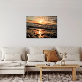 Tablou - Apus de soare, ocean (70x50 cm)