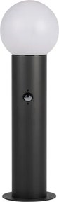 Kanlux 46084-Lampă de exterior cu senzor STONO 1xE27/15W/230V 50 cm IP65 antracit