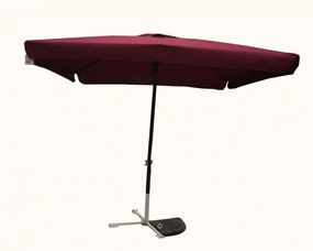 Umbrelă metalică 8020, bordo, 270 x 270 cm