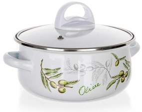 Banquet Set de 6 piese de vase smălțuite Olives