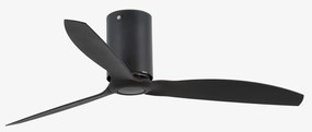 Ventilator de tavan modern cu telecomanda MINI TUBE FAN M negru mat