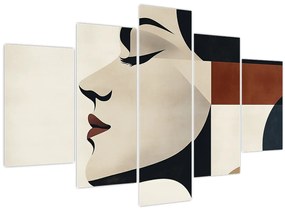 Tablou - Femeie din profil (150x105 cm)