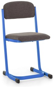 Scaun profesor tapitat, albastru deschis - ral 5015