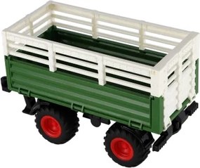 Tractor Zetor cu remorcă — telecomandă, funcționează cu 2 baterii AA