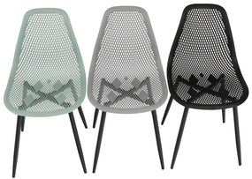 Scaun dining, verde negru, TEGRA TYP 2