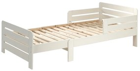 Pat Jumper Transformabil 90x140-200 cm, pentru Copii, Alb – Vipack