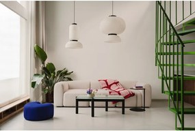 Măsuță de cafea neagră cu blat din sticlă 55x105 cm Kob – noo.ma