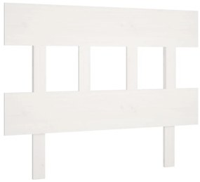Tablie de pat, alb, 78,5x3x81 cm, lemn masiv de pin 1, Alb, 78.5 x 3 x 81 cm