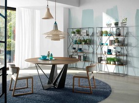 Raft modern design LUX Allan AC 3103-F6089-NOGAL