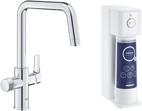 Set set de pornire Grohe Blue 40877000, baterie pentru filtru apă Grohe Blue 30595000