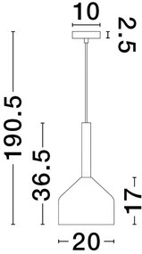 Lustra/Pendul design decorativ modern AMELIA