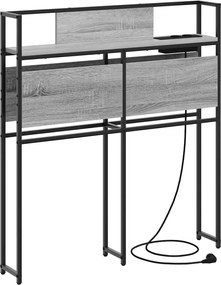 vidaXL Tăblie de depozitare cu raft sonoma gri 75 cm Lemn compozit