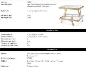 Masuta laterala eleganta design LUX Billinghurst