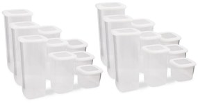 Recipiente 18 buc. pentru alimente Fresco – Hermia