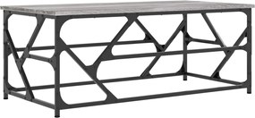 vidaXL Măsuță de cafea, gri sonoma, 100x50x40 cm, lemn prelucrat