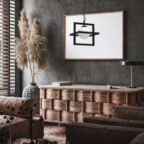 Lustră pe lanț DIEGO 1xE14/40W/230V neagră