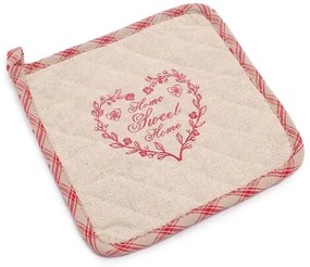 Suport de bucătărie Sweet Home roșu , 19 x 19 cm