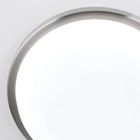Plafoniera LED moderna LEROX 30cm crom satin