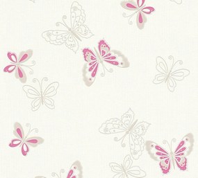 Tapet vinil colorat cu fluturi Happy Spring 10,05 x 0,53 m