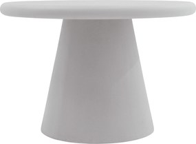 Măsuță de cafea rotundă Clav 60 cm - gri deschis