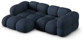 Colțar albastru închis (cu colț pe partea stângă/cu șezlong) Loretto – Cosmopolitan Design