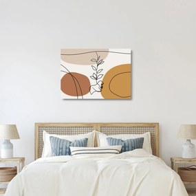 Tablou pe sticlă - Forme Boho (70x50 cm)