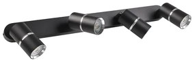 Spot BAMBOO 4xGU10/10W/230V negru