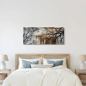 Tablou - Siluetă copac (120x50 cm)