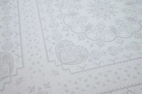 Lenjerie de pat din bumbac Renforce KALI albă Dimensiunile lenjeriei: 70 x 90 cm | 140 x 200 cm