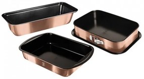 Set tavi pentru copt 3 piese Rose Gold Berlinger Haus BH 7633