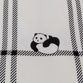 Lenjerie de pat din microfibra CUTE PANDA alb Dimensiune lenjerie de pat: 70 x 90 cm | 140 x 200 cm