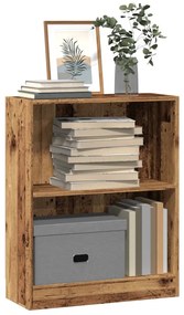 vidaXL Bibliotecă, lemn vechi, 60x24x76 cm, lemn prelucrat