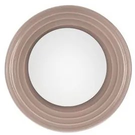 Aplica decorativa ceramica mocha, sticla alb, ORBIQUE