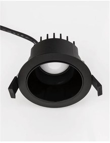 Spot LED incastrabil tavan fals / plafon CARPO negru