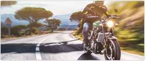 Tablou - Motociclist (120x50 cm)