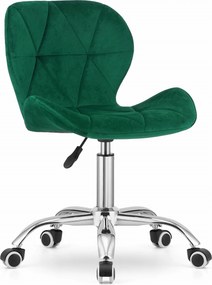 OFERTA Scaun verde de birou AVOLA VELVET Calitatea II