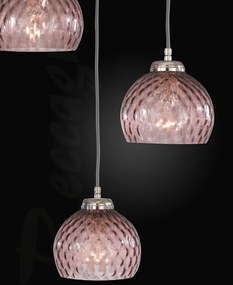 Lustra moderna cu 3 pendule design italian 10006 Amethyst