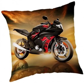 Motocicletă pernă decorativă 40x40 cm