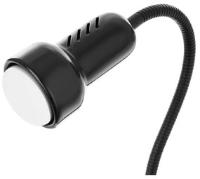 Lampă cu clemă LOLEK 1xE14/24W/230V neagră