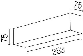 Aplica de perete Eaco-2 63177