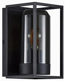Aplica de perete exterior IP44 design modern Griffin Smoked