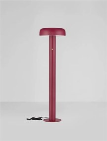 Lampadar LED 3000K NOELIA bordeaux