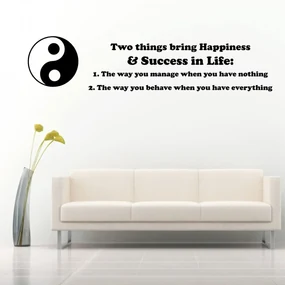 Sticker perete Happiness and Success