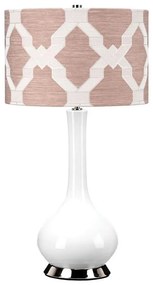 Lampă de masă Elstead MILO-PN-TL-OVTH MILO 1xE27/60W/230V roz