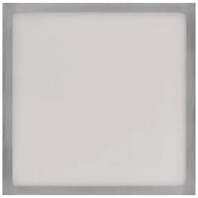 Plafonieră LED/21W/230 3000/3500/4000K 22,5x22,5 cm crom