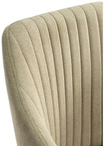 Set de scaune de sufragerie verde deschis 2 buc. tapițat Nadi – Marckeric