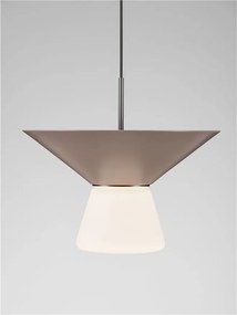 Pendul LED decorativ BARIS Nut Brown 22cm